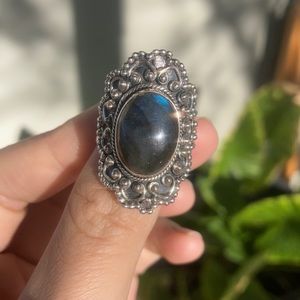 Labradorite Stone Ring